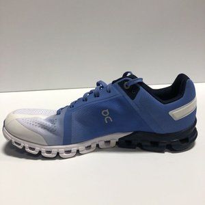 On Women’s Cloudflow, Blue/White Running Shoes, Size 10.5M